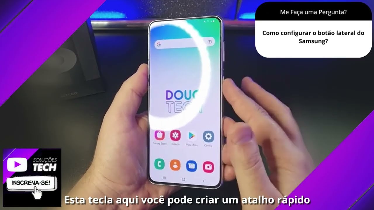 Como configurar o botão lateral do Samsung❓