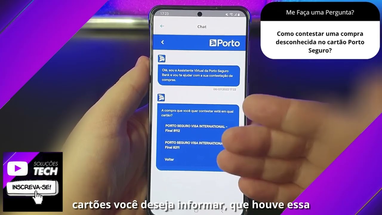 Como contestar uma compra desconhecida no cartão Porto Seguro❓