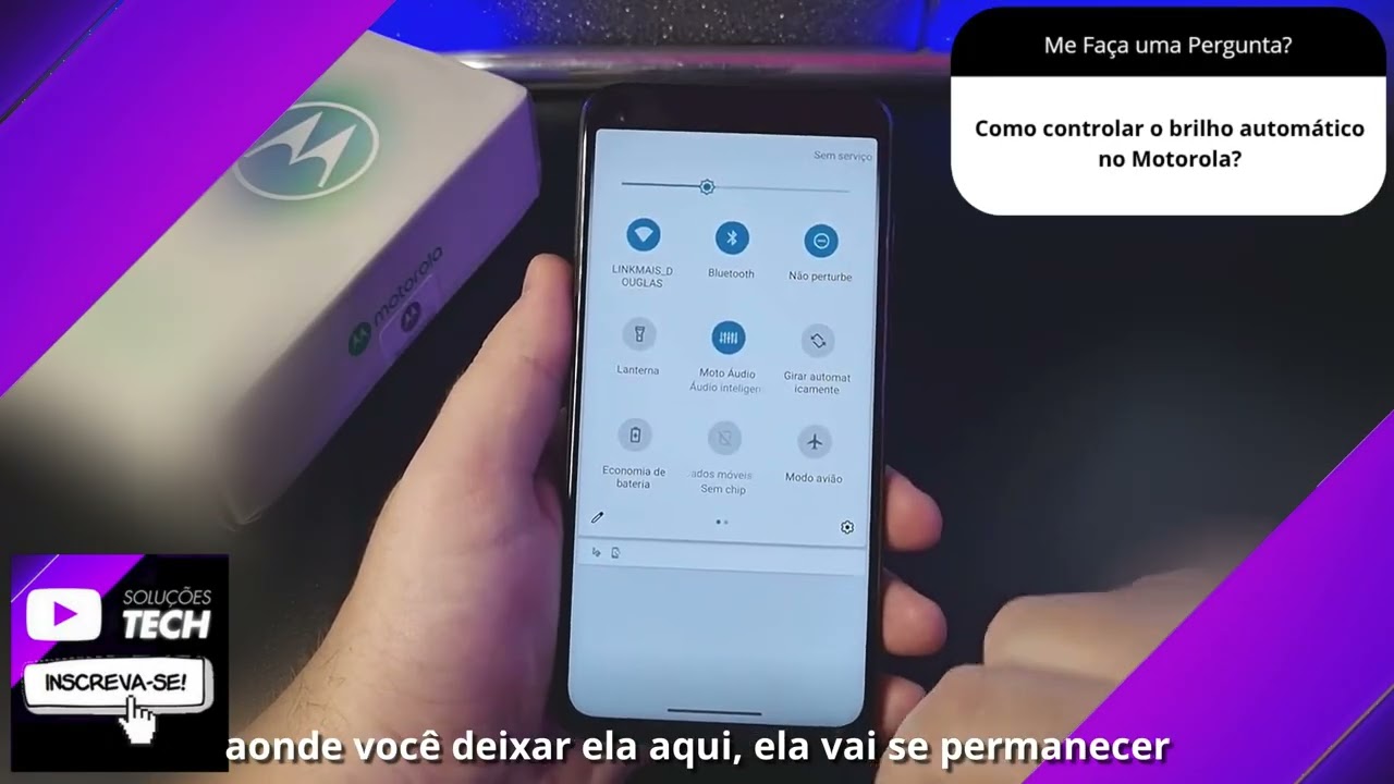 Como controlar o brilho automático no Motorola❓