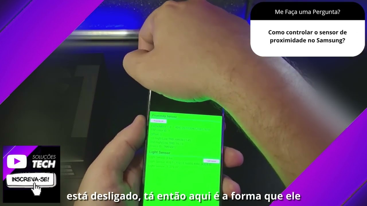 Como controlar o sensor de proximidade no Samsung❓