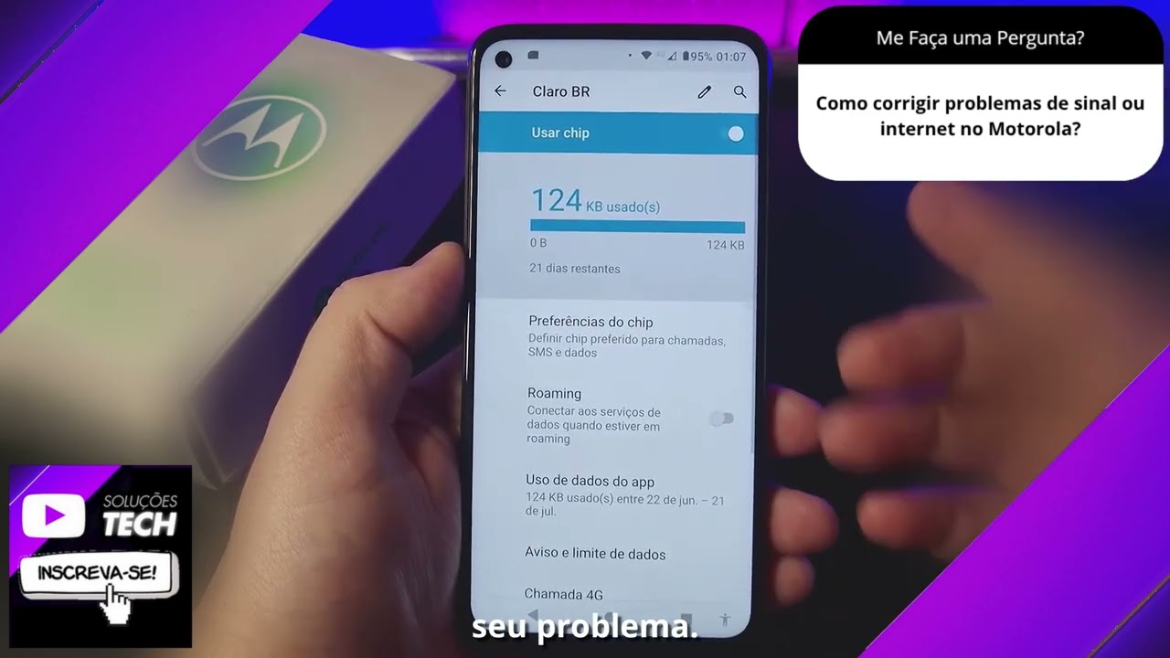 Como corrigir problemas de sinal ou internet no Motorola❓