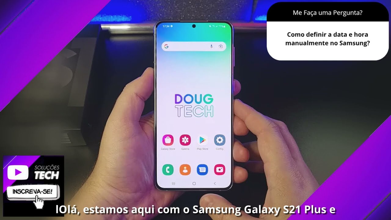 Como definir a data e hora manualmente no Samsung❓