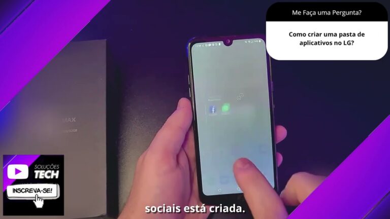 Como criar uma pasta de aplicativos no LG❓