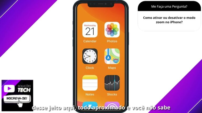 Como ativar ou desativar o modo zoom no iPhone❓