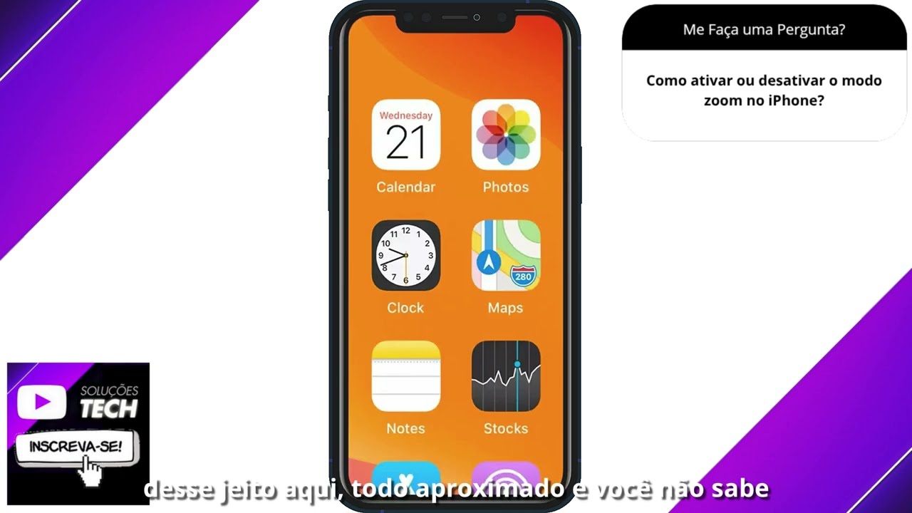 Como ativar ou desativar o modo zoom no iPhone❓