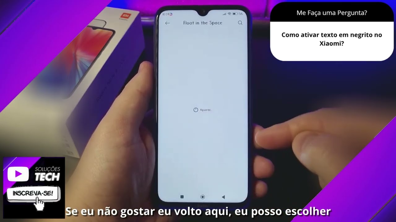 Como ativar texto em negrito no Xiaomi❓