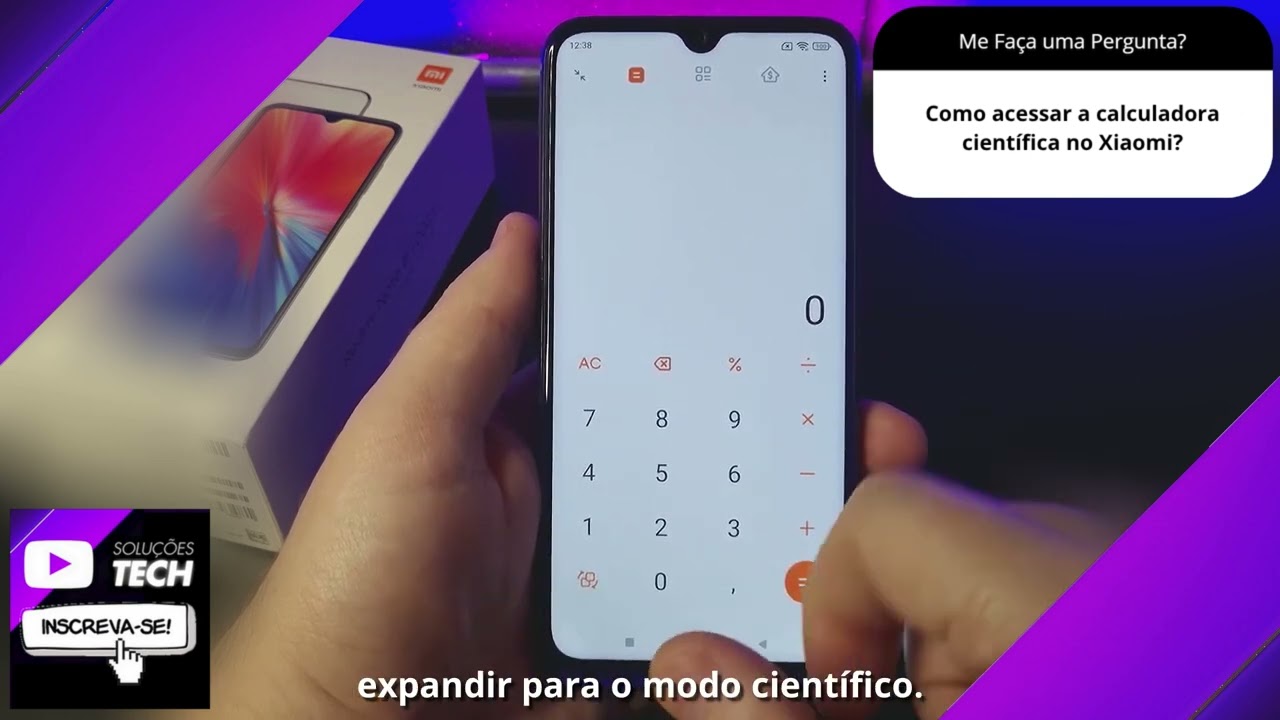 Como acessar a calculadora científica no Xiaomi❓