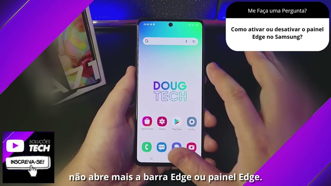 Como ativar ou desativar o painel Edge no Samsung❓