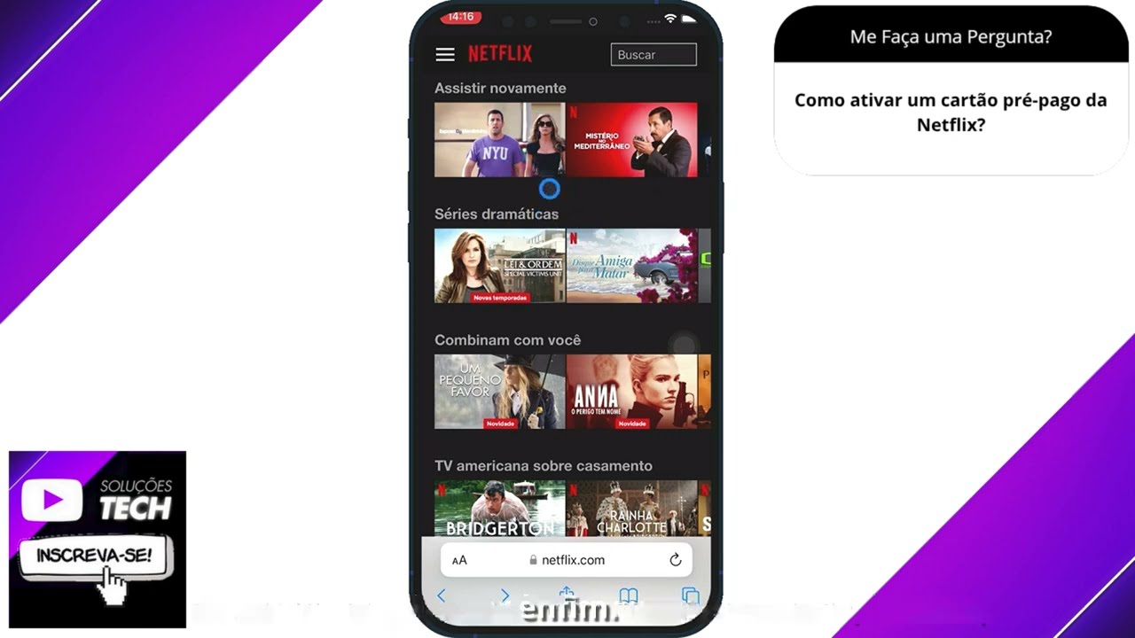 Como ativar um cartão pré pago da Netflix❓