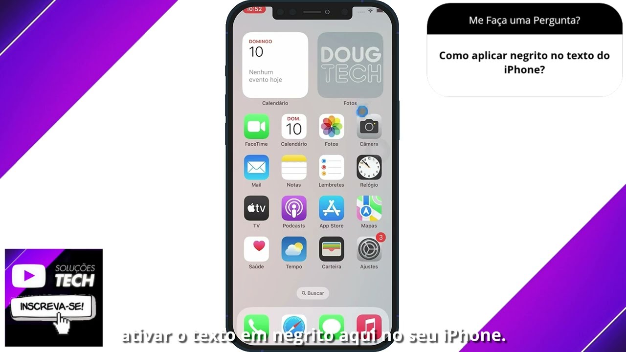 Como aplicar negrito no texto do iPhone❓