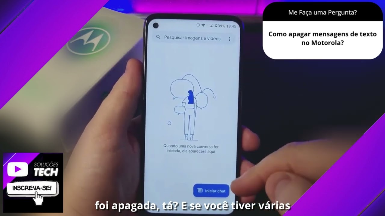 Como apagar mensagens de texto no Motorola❓