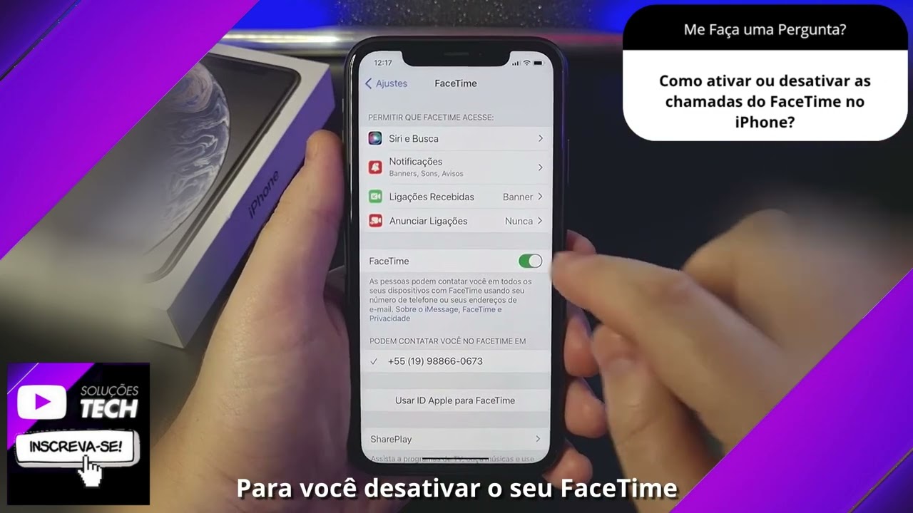 Como ativar ou desativar as chamadas do FaceTime no iPhone❓