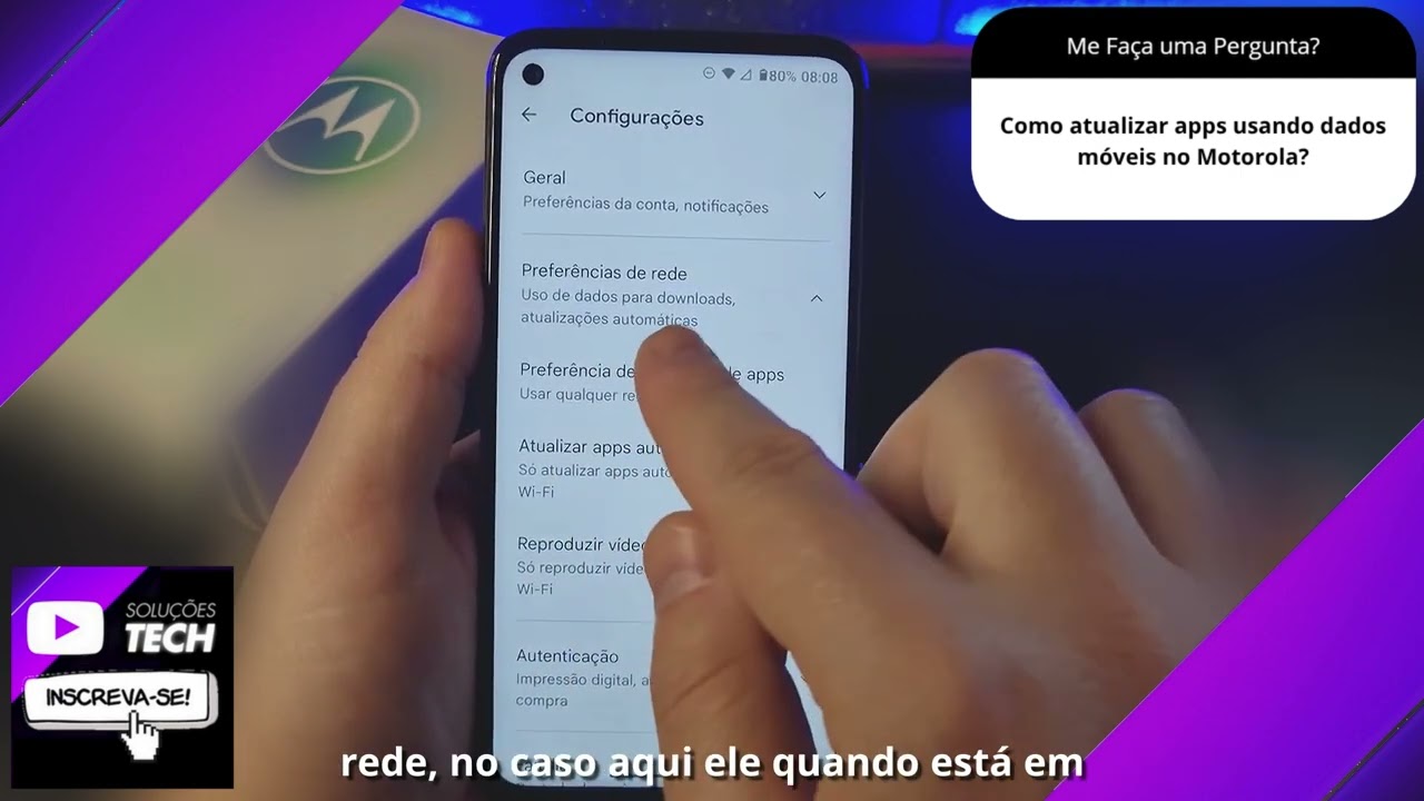 Como atualizar apps usando dados móveis no Motorola❓