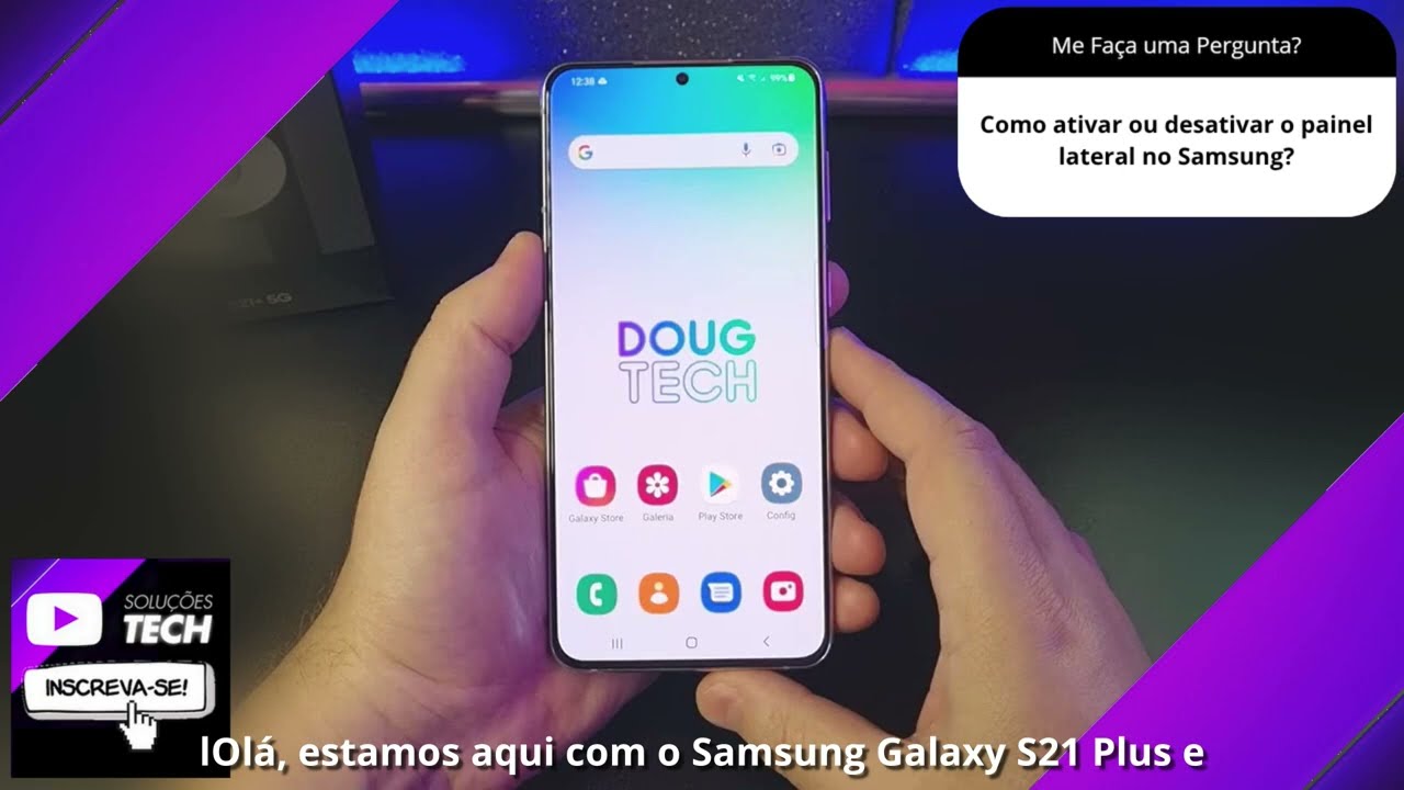 Como ativar ou desativar o painel lateral no Samsung❓
