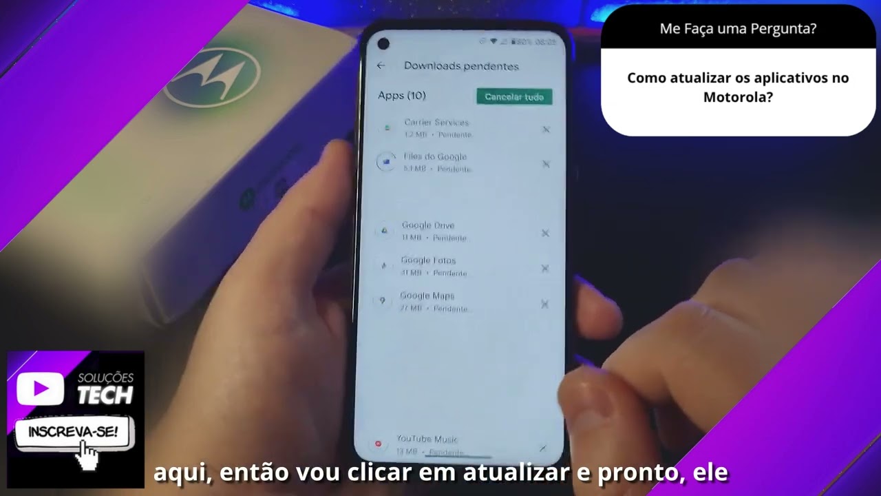 Como atualizar os aplicativos no Motorola❓