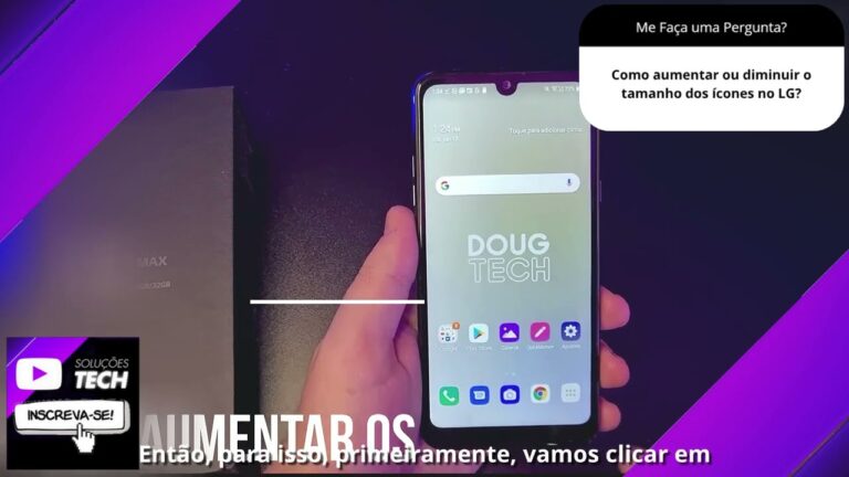 Como aumentar ou diminuir o tamanho dos ícones no LG❓