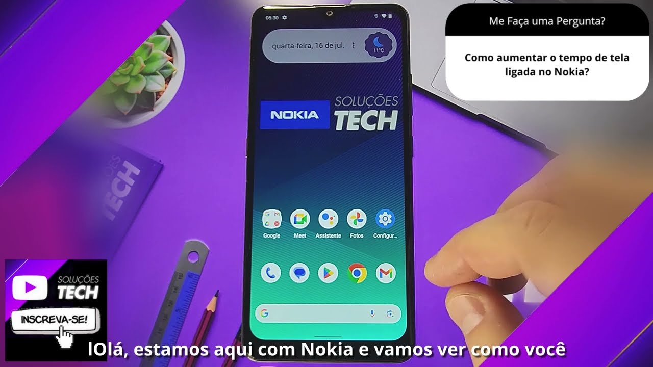 Como aumentar o tempo de tela ligada no Nokia❓