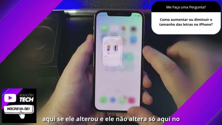 Como aumentar ou diminuir o tamanho das letras no iPhone❓