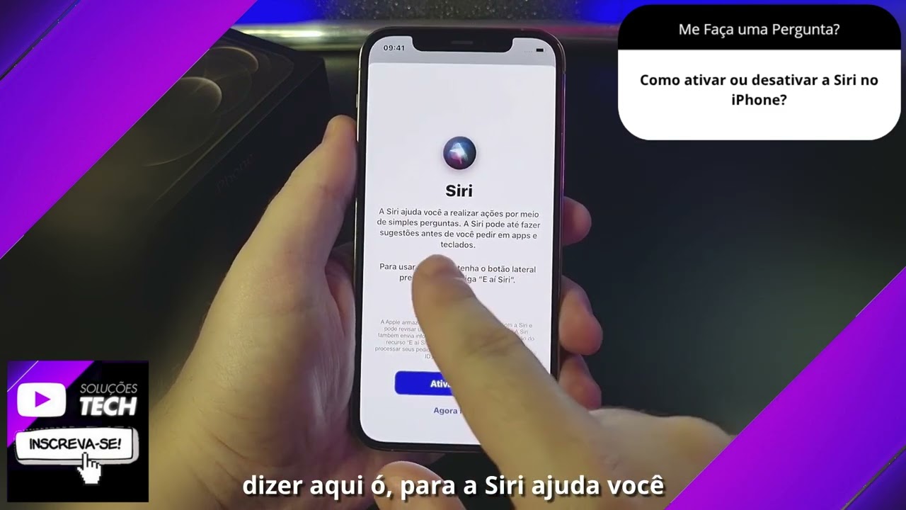 Como ativar ou desativar a Siri no iPhone❓