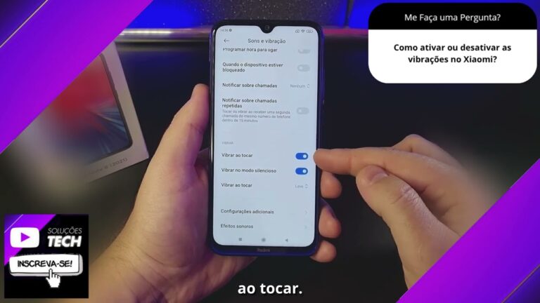 Como ativar ou desativar as vibrações no Xiaomi❓