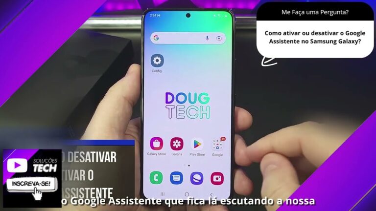 Como ativar ou desativar o Google Assistente no Samsung Galaxy❓