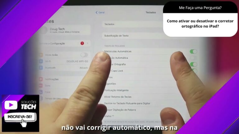 Como ativar ou desativar o corretor ortográfico no iPad❓