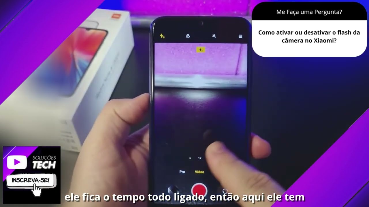 Como ativar ou desativar o flash da câmera no Xiaomi❓