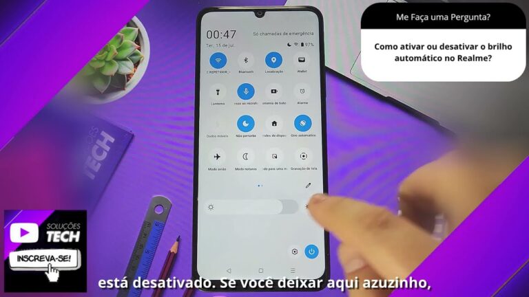 Como ativar ou desativar o brilho automático no Realme❓