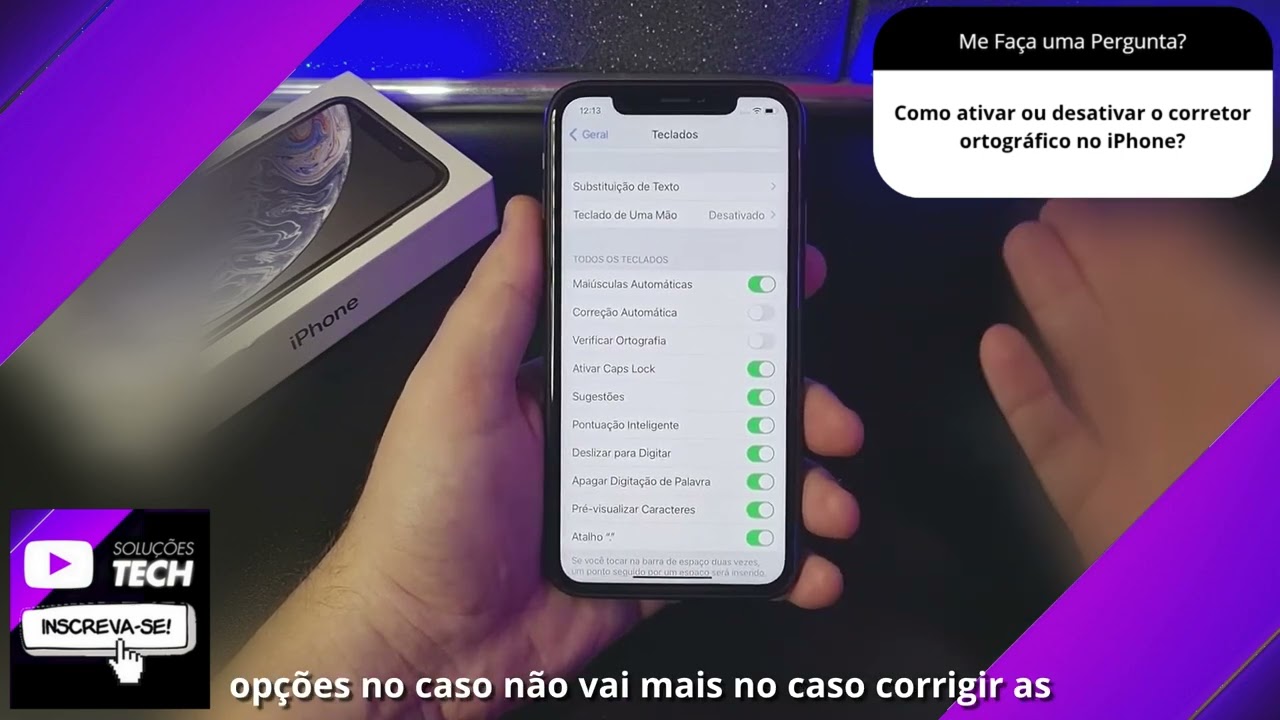 Como ativar ou desativar o corretor ortográfico no iPhone❓