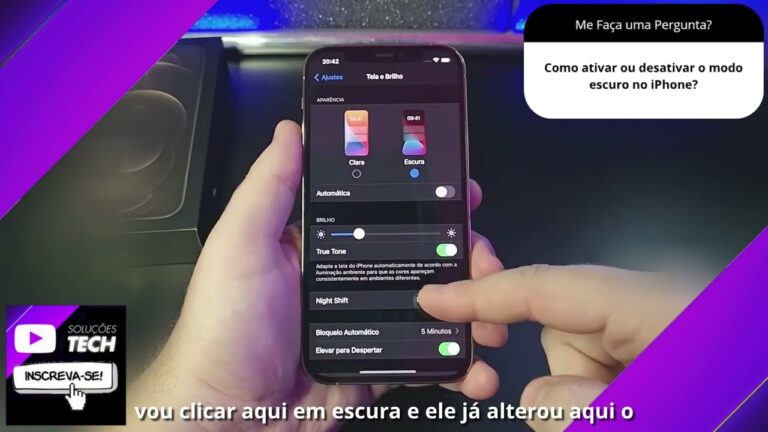 Como ativar ou desativar o modo escuro no iPhone❓
