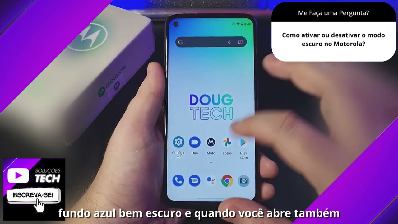 Como ativar ou desativar o modo escuro no Motorola❓