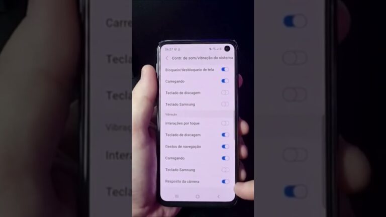 Desativando som e vibração do teclado no seu celular Samsung #Shorts