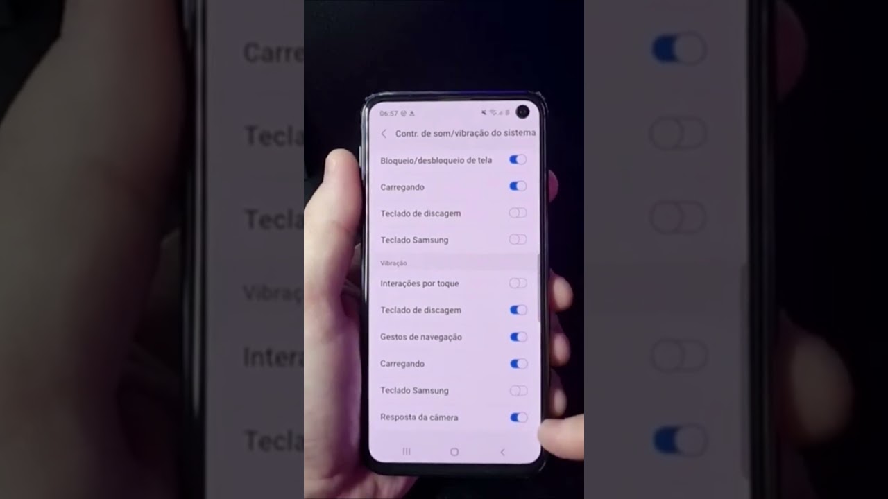 Desativando som e vibração do teclado no seu celular Samsung #Shorts