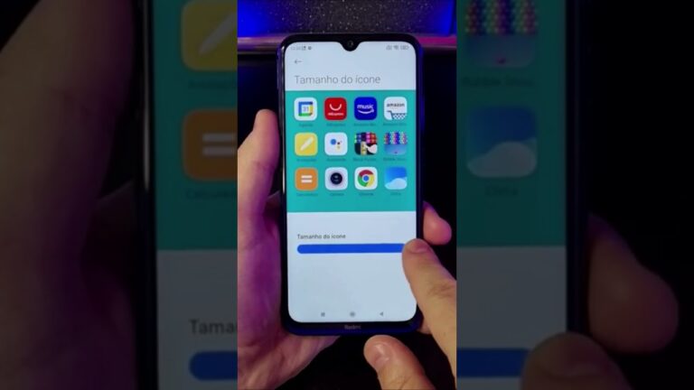 ► Como Aumentar ou Diminuir os Ícones no Xiaomi #Shorts