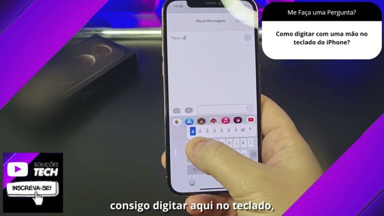Como digitar com uma mão no teclado do iPhone❓