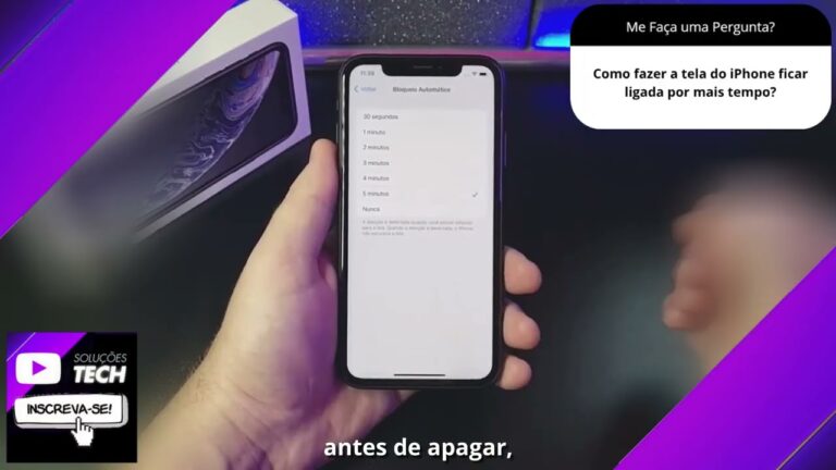 Como fazer a tela do iPhone ficar ligada por mais tempo❓