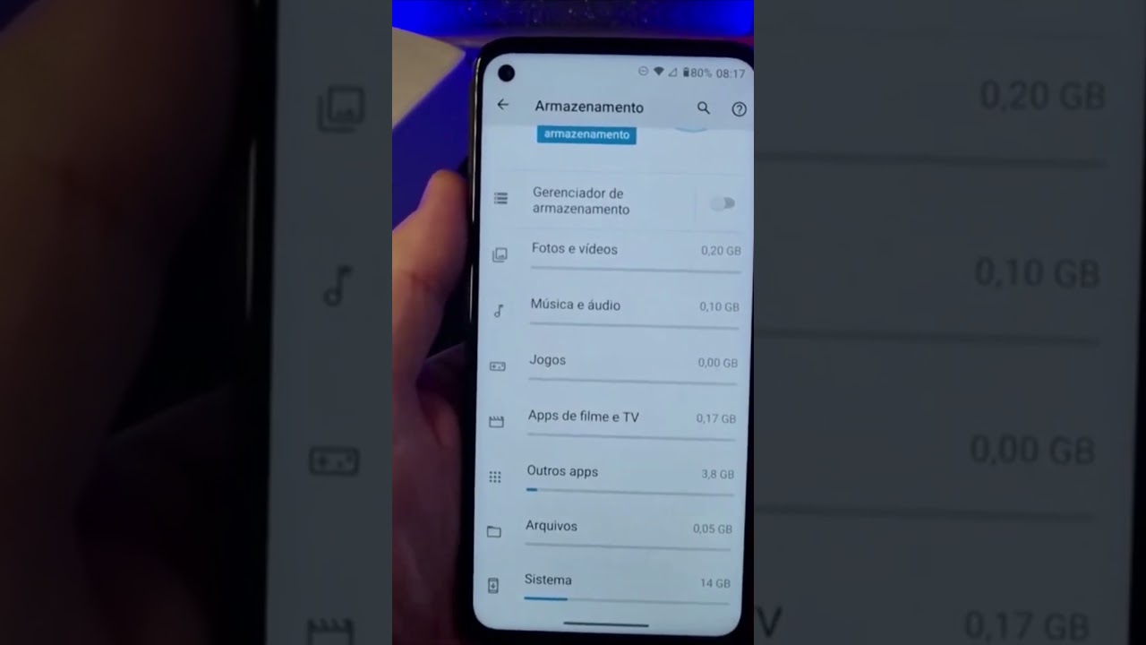 COMO VERIFICAR A MEMÓRIA DISPONÍVEL NO MOTOROLA #Shorts