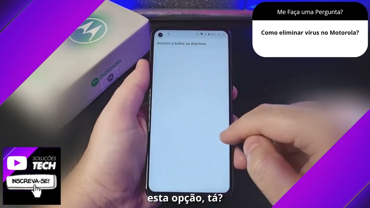Como eliminar vírus no Motorola❓