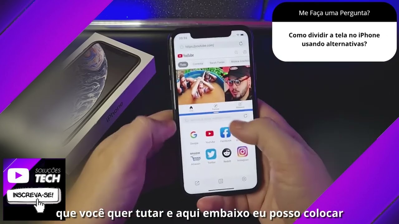 Como dividir a tela no iPhone usando alternativas❓