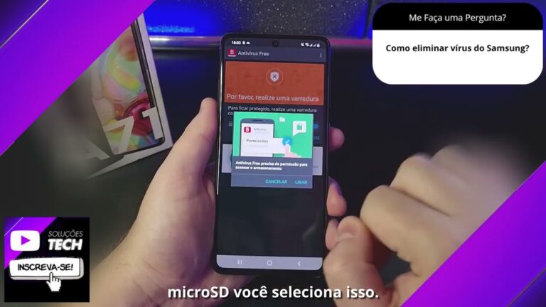 Como eliminar vírus do Samsung❓