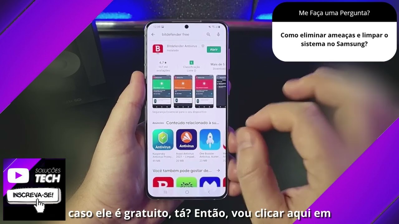 Como eliminar ameaças e limpar o sistema no Samsung❓