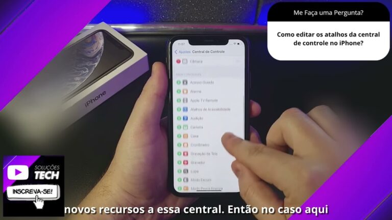Como editar os atalhos da central de controle no iPhone❓