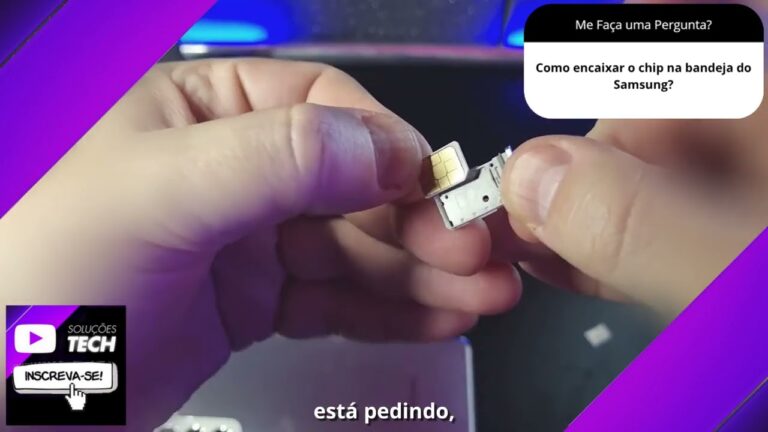 Como encaixar o chip na bandeja do Samsung❓