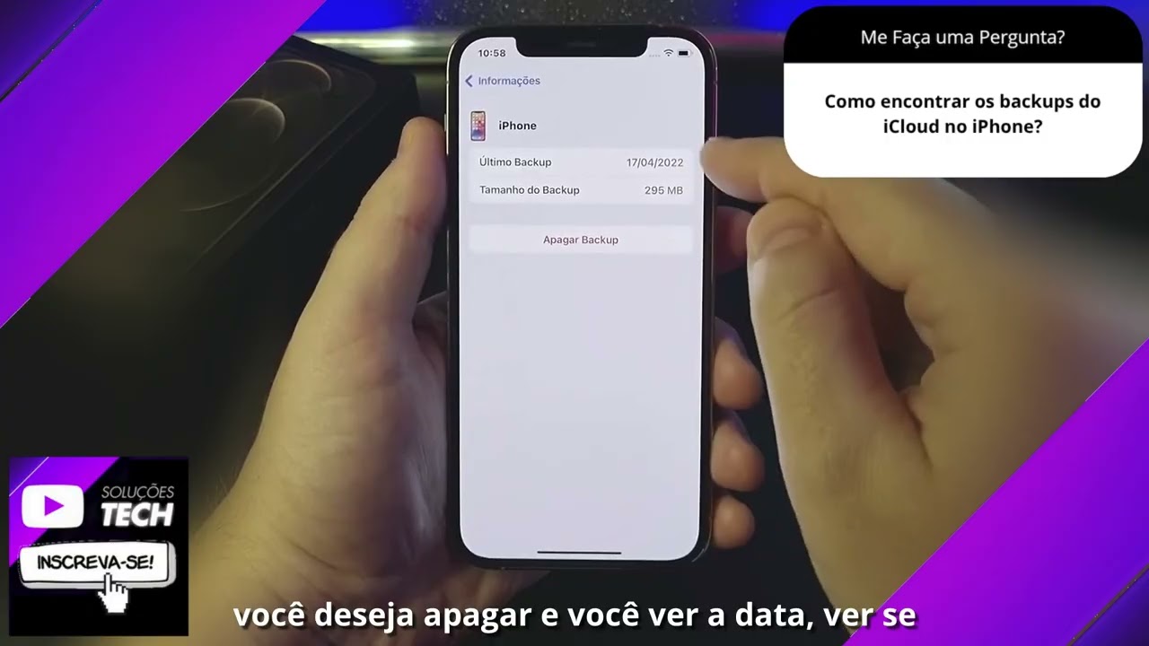 Como encontrar os backups do iCloud no iPhone❓