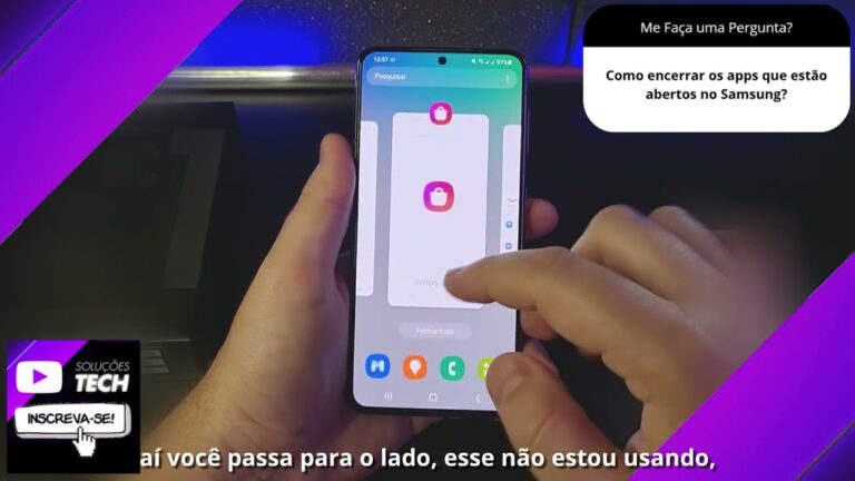 Como encerrar os apps que estão abertos no Samsung❓