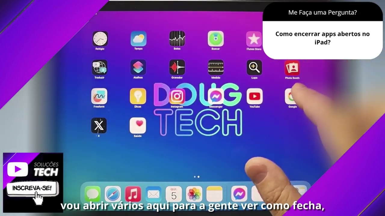 Como encerrar apps abertos no iPad❓