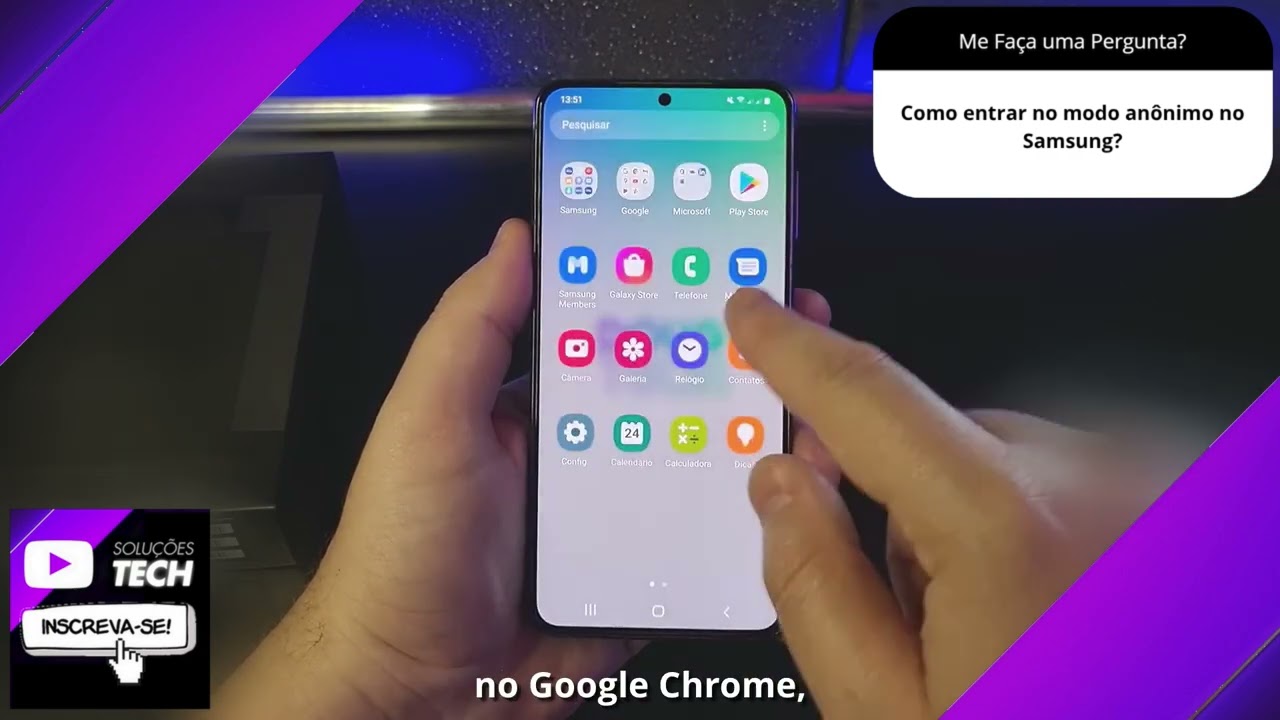 Como entrar no modo anônimo no Samsung❓