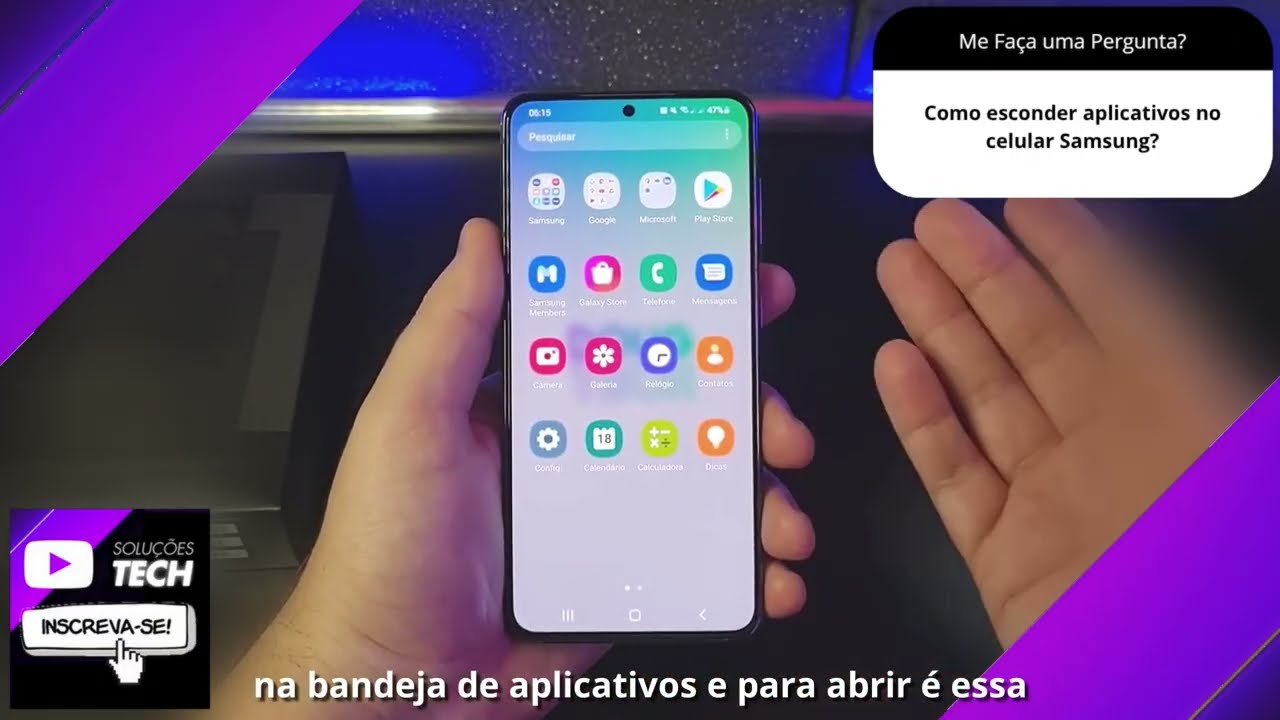 Como esconder aplicativos no celular Samsung❓