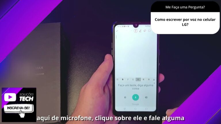Como escrever por voz no celular LG❓