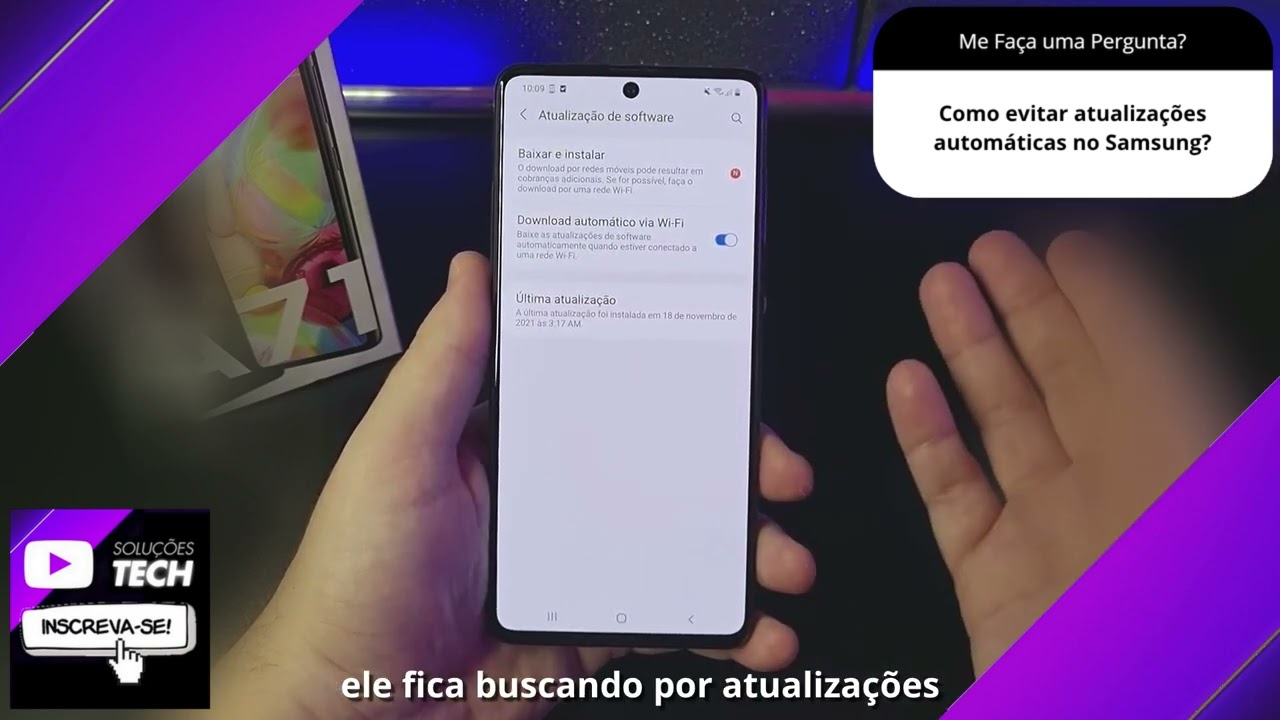 Como evitar atualizações automáticas no Samsung❓